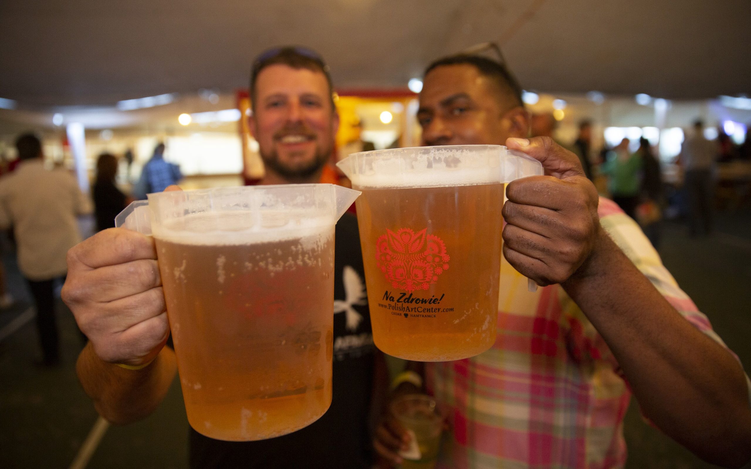 Beer Cheers at Cedar Polka Fest