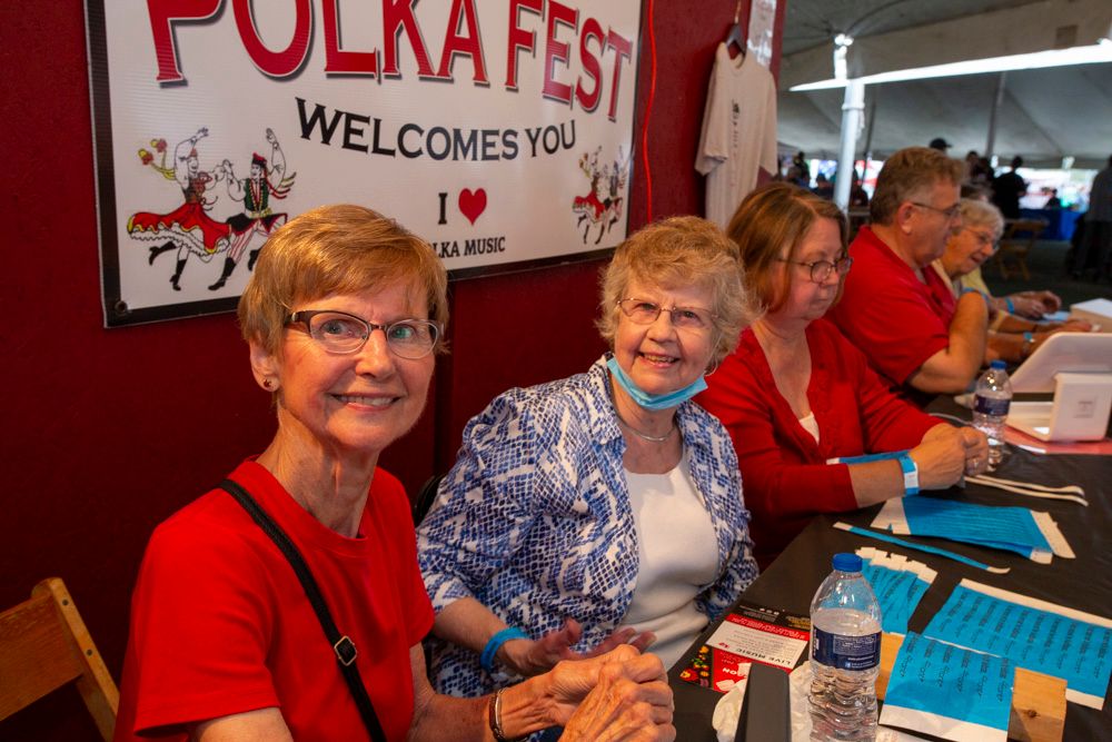 Ticket Ladies at Cedar Polka Fest